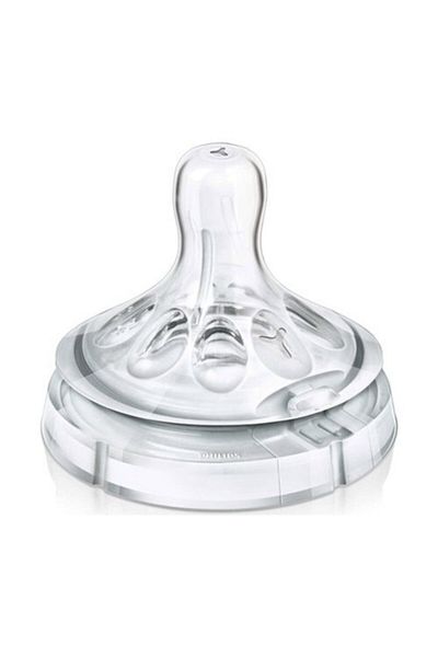 Philips Avent Natural 2-Piece Bottle Nipple - (6 M+) Y Cut Intense Flow