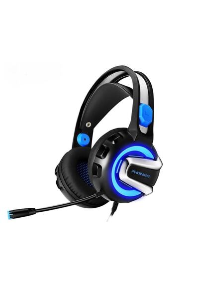 TG Profesyonel Oyuncu Kulaklığı Telefon Uyumlu Kulaklık Siyah Renkli Led Pc/ps4/xbox Uyumlu