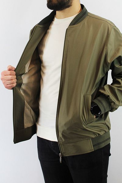 Moda Tint Men's Mink Collarless Classic Bonded Coat