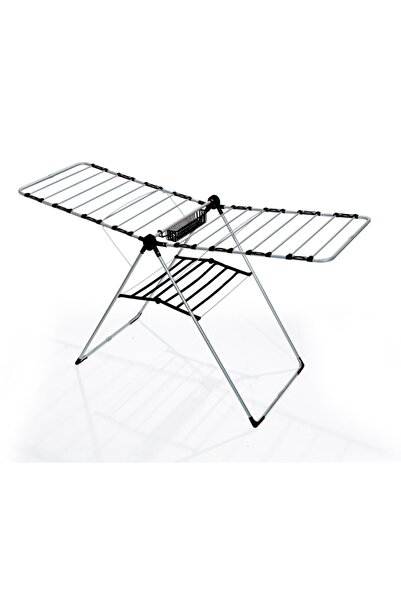 CAROLİNA Metal Kalın Borulu Çamaşır Kurutmalık 8mm 310 Gri