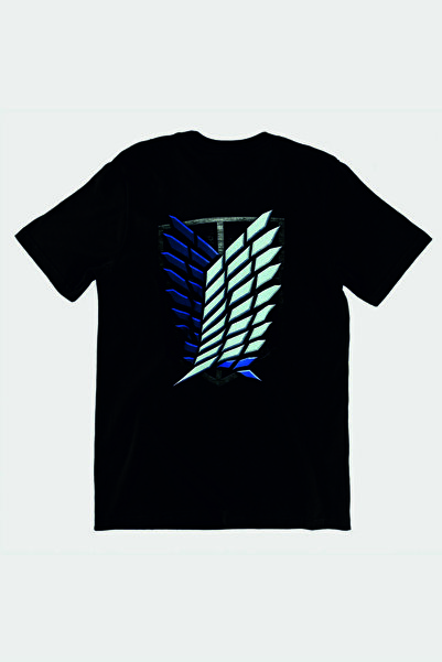 StüdyoÜmitTişört Attack On Titan Baskılı Penye T-shirt