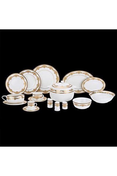 Royal Victoria Fxy15-12009 86 Parça Özel Form Yemek Takımı