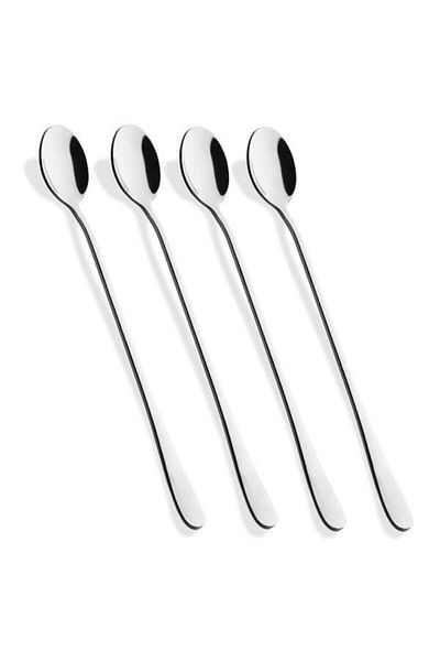 Zem Long Drink Spoon, Cocktail Spoon 4 Pieces