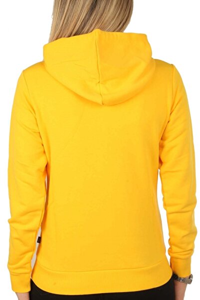 Puma Blank Base Hoodıe Kadın Sweat Kapüşon 586400 04 Sarı