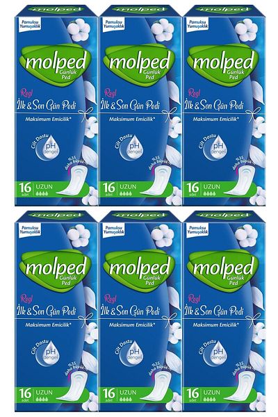 Molped First & Last Day Daily Pad 16X6 Pieces