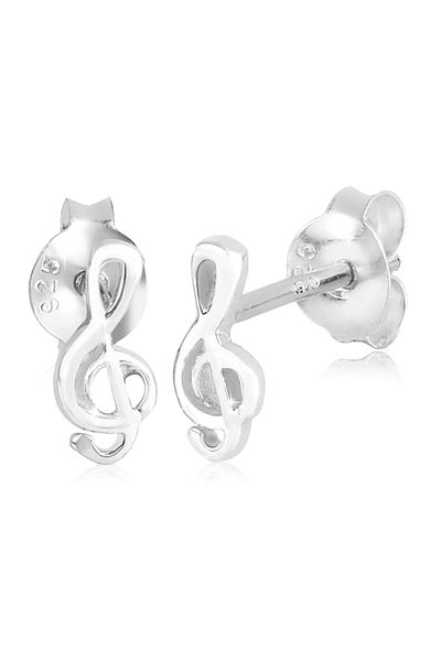 ELLI Ohrringe Notenschlüssel Filigran Musik Verspielt 925 Silber