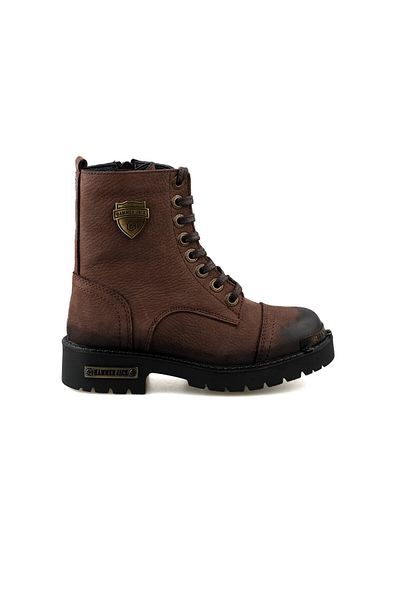 Hammer Jack 102 17600 F Brown Washed Nubuck Children's Daily Genuine Leather Boots 102-17600-F-BROWN-WASH-NUB