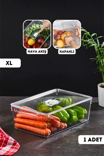 MİHEL Gloss XL Refrigerator and Cabinet Organizer - 1 Piece