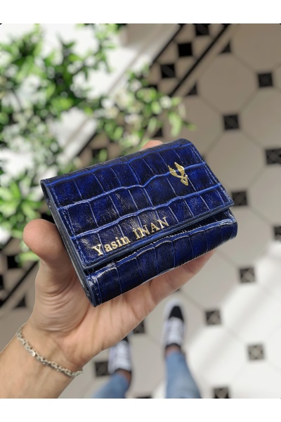 VİSSO 660 Hakiki Deri Akordiyon Kartlık Model Erkek Kadın Deri Kartlık İsme Ö...