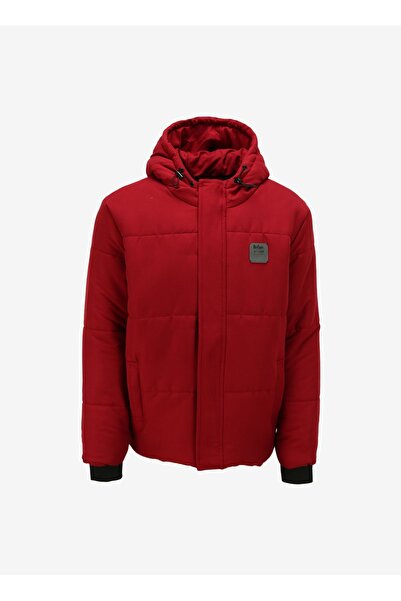 Lee Cooper Claret Red Men's Coat 241 Lcm 232005   New Glory Bordo