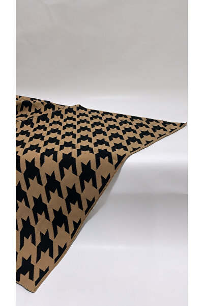 Onur Етол - Двустранен шал за рамо с шарка „хаундстут“, марка Етол Зимен продукт, дебел тъкан плат