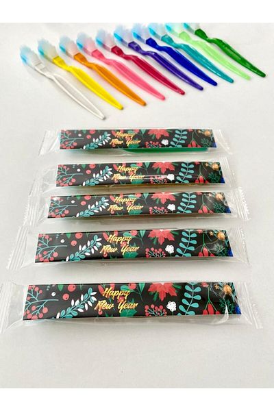 EASYBRUSH Toothbrush New Year Special Printed 45 Pieces