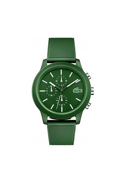 Lacoste Lac2010973 Quartz Silikon Yeşil 44 Mm Erkek Saat