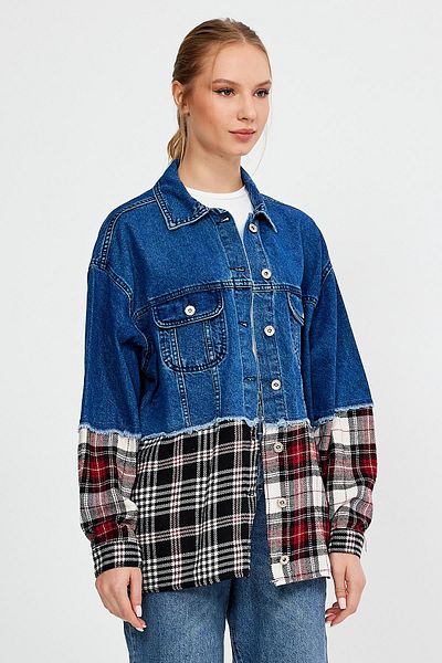 ALEXANDERGARDI COLECȚIE SPECIALĂ JACHETĂ DE DENIM GARNISĂ (AG-3020)