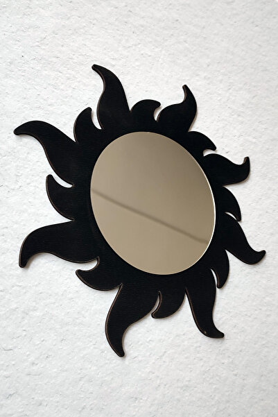 Tooall Silver Plexi Sun Patterned Table for Children's Room - 26 cm