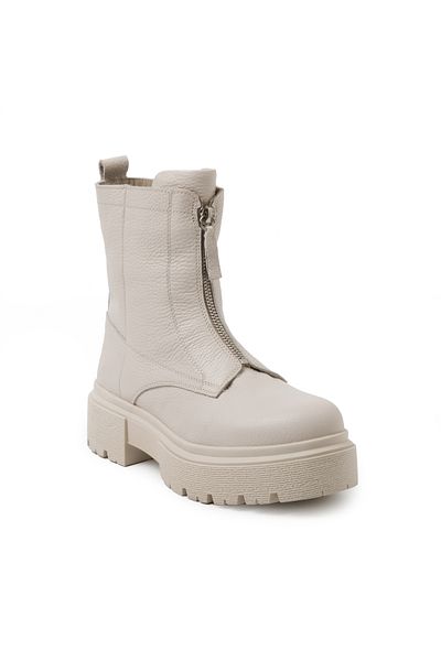 John May Women's Boots Rd-5680 John May Floater Beige