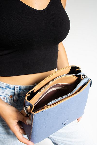 YOGII Geantă de umăr și de umăr pentru femei model Arans, piele artificială impermeabilă VIP