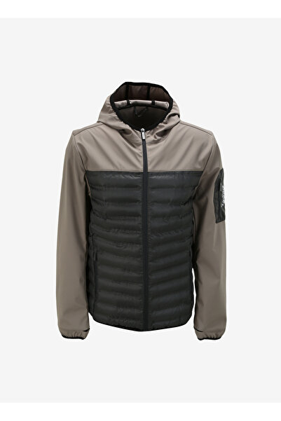 Discovery Expedition Gri Erkek Kapüşon Yaka Relaxed Fit Sweatmont D3WM-SWT18