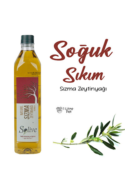 solive 1 Litre Natural Soğuk Sıkım Sızma Pet