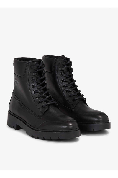 Calvin Klein Deri Siyah Erkek Bot YM0YM008470GT