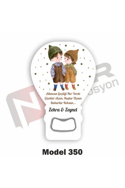 Nar Promosyon 30 Adet Açacak Magnet Mıknatıslı Hediyelik Sünnet Nişan Söz Düğ...