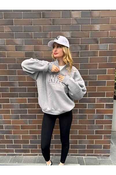 Eke Tekstil NYC ΚΕΝΤΗΜΕΝΟ ΦΟΥΤΕΡ με φερμουάρ