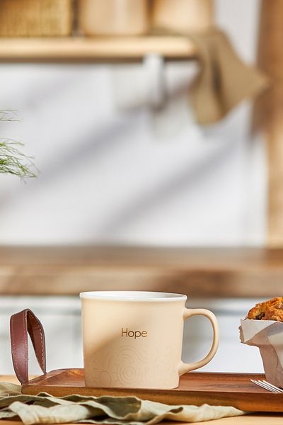 Emsan Hope New Bone Mug - 350 Ml Yellow