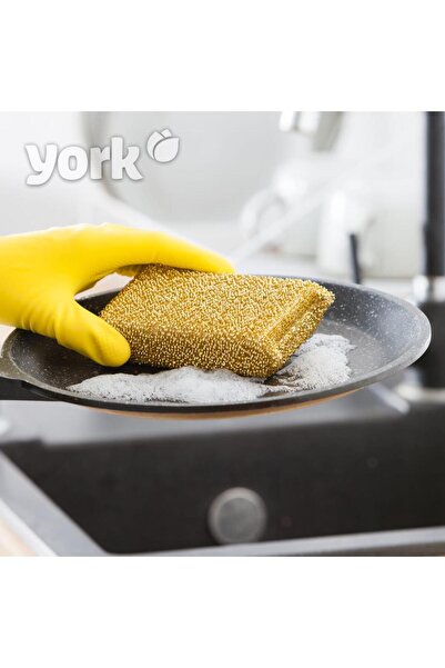 MiniHome York Metalize Teflon Kaplamalı Bulaşık Ovma Süngeri 1 adet.