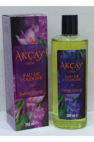 Akçay Kolonya AKÇAY SAFRAN ÇİÇEĞİ KOLONYASI 250 ml CAM ŞİŞE