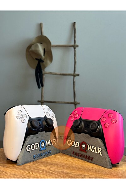 TURUNCUHANE God Of War Kratos Gamer Stand Seti 2 Adet Ps5 Dualsense Ps4 Duals...