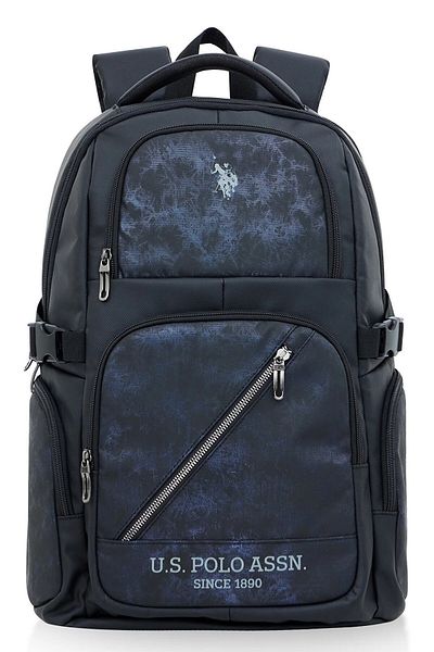 U.S. Polo Assn. BASE. Polo Assn. 23680 Backpack School Bag Travel Camping Bag DARK BLUE