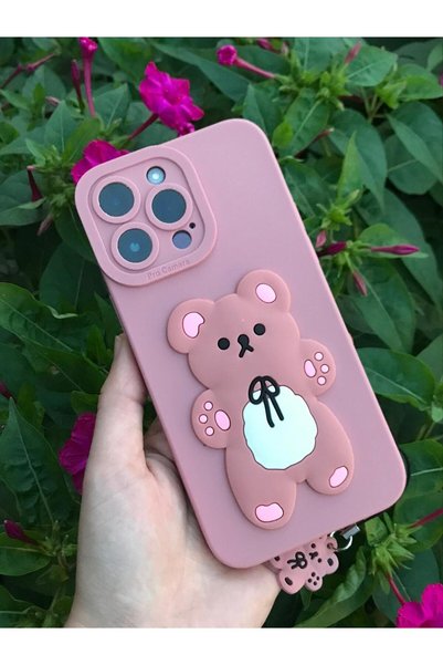 Aksesuarda Moda Apple iPhone 14 Pro Max Compatible Silicone Case with Cute Te...