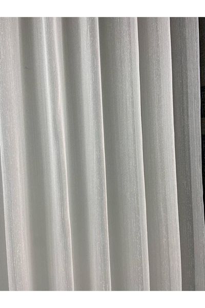 Akcan Plain Tulle Curtain Tightest Pleat Dove