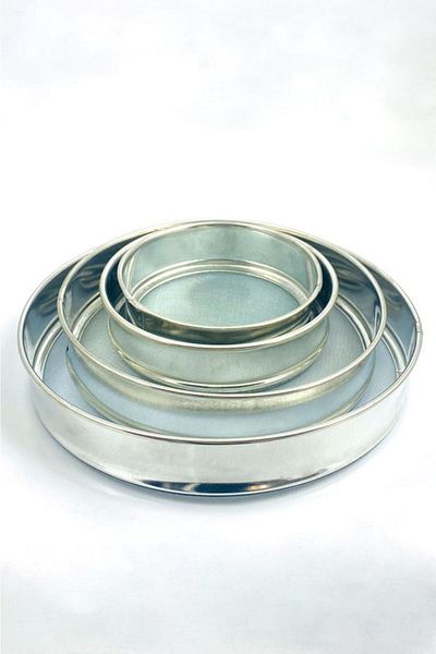 Enfa Set of 6 Stainless Steel Strainer Sieve Flour Sifting Flour Sieve Set
