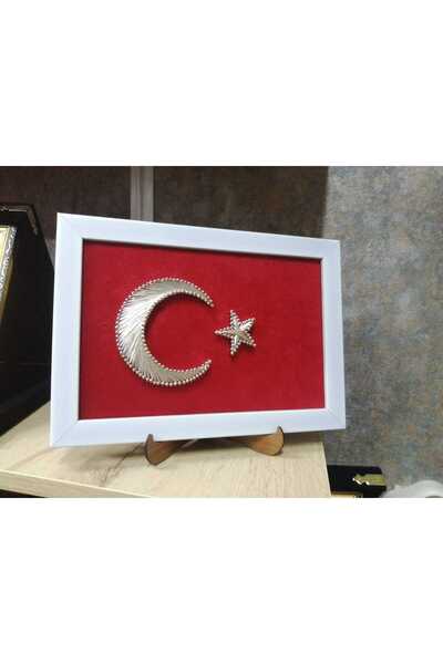 dekorasyonsepetim Filografi Türk bayrağı