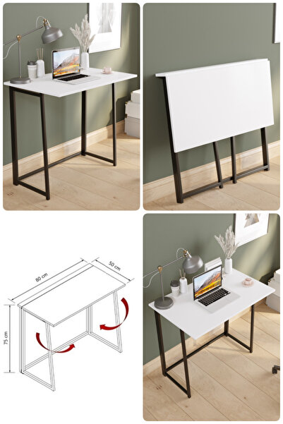 YüceerHome WorkPro Katlanır Çalışma Masası Katlanabilir Pratik Çalışma Masası...