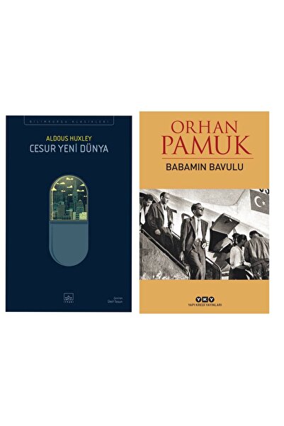 İthaki Yayınları Cesur Yeni Dünya - Aldous Huxley - Babamın Bavulu - Orhan Pamuk