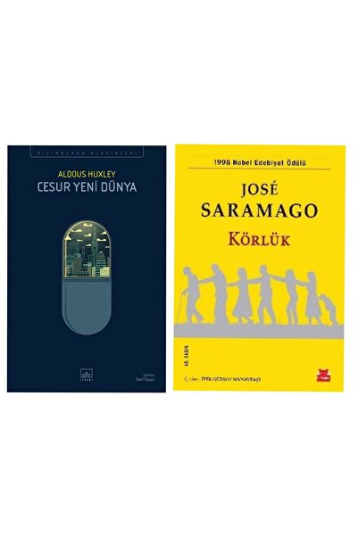 İthaki Yayınları Cesur Yeni Dünya - Aldous Huxley - Körlük - Jose Saramago