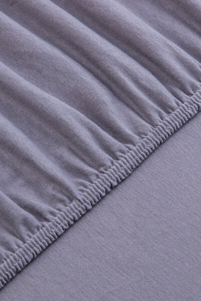 Salbace Double Elastic Combed Cotton Bed Sheet