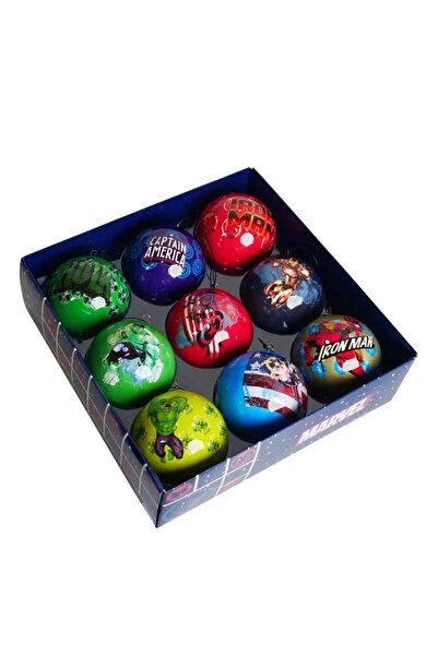 mutlu adım 9 bucăți 7,5 cm Personaje Avengers Ornament pentru brad de Crăciun...