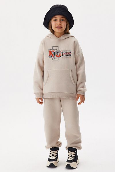 ADA BEBEK ÇOCUK Oversize Cotton No Thing Bottom Top Set