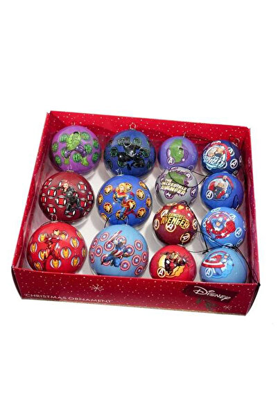 mutlu adım 14 bucăți 7,5 cm Personaje Avengers Ornament pentru brad de Crăciu...