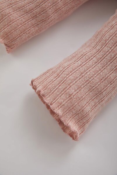 DeFacto Baby Girl Flare Legs Ribbed Camisole Sweatpants B3365A523Wn