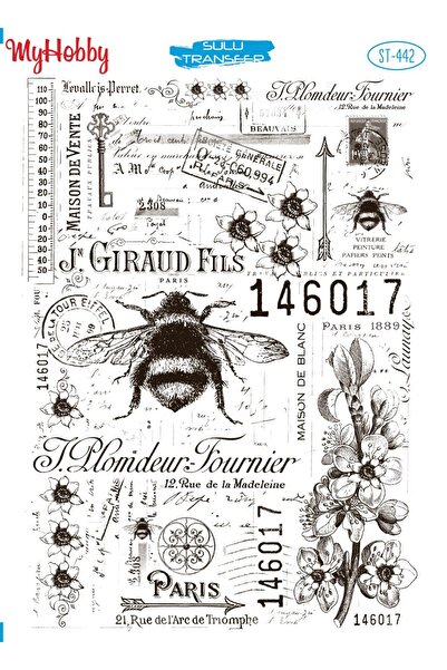 MyHobby Sulu Transfer Kağıdı St-442 25x35 Cm