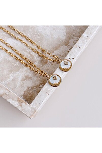 Boise Atelier Moon Steel Necklace