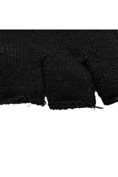 DEEFWEAR Akatsuki University Printed Unisex Μαύρα κομμένα γάντια ζευγαριού -mingalondon