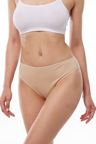 Malabadi Γυναικείο εσώρουχο 2 συσκευασιών Normal Waist Modal Slip 1028