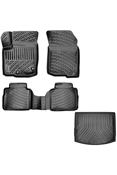 Rizline Suzuki S-Cross 3D Havuzlu Paspas + 3D Bagaj Havuzu Paspası Üst Kısıma...