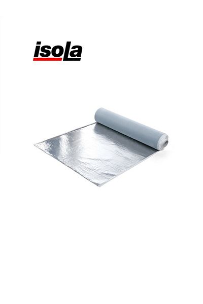 İsola 100cmx5m Self Adhesive Butyl Aluminum Waterproofing Repair Tape Roof Creek Chimney Insulation Tape