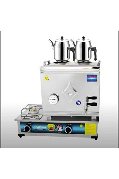 OSMANLI ÇAY KAZANLARI ميزان عثماني 25 لتر غاز طبيعي 20 لتر 2 إبريق شاي موقد ص...